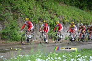 Florent Barle, Cyril Bessy, Julien Fouchard & Nico Sijmens (Cofidis) (372x)