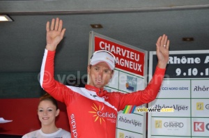 Nico Sijmens (Cofidis) fête sa victoire (284x)