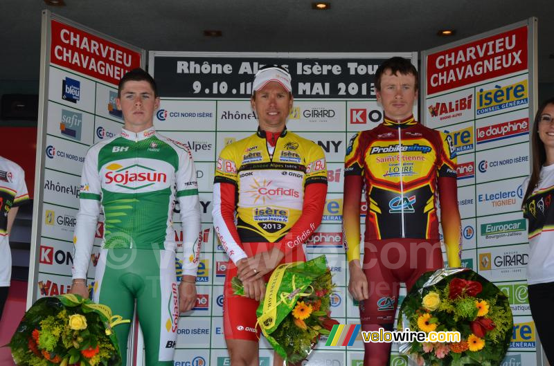 Het podium van de Rhône Alpes Isère Tour 2013