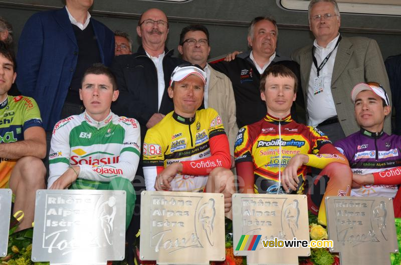 Fabien Schmidt (Sojasun), Nico Sijmens (Cofidis) & René Mandri (StEtienne Loire)