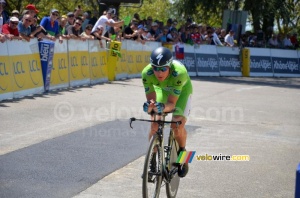 Gianni Meersman (Omega Pharma-QuickStep) at the finish (486x)