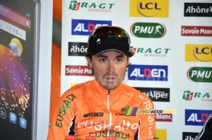 Samuel Sanchez (Euskaltel-Euskadi) at the press conference (756x)