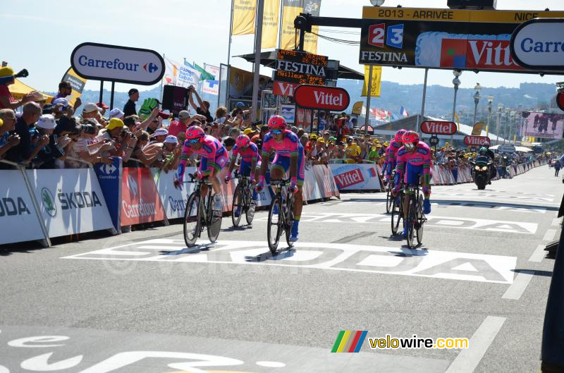 De Lampre-Merida ploeg