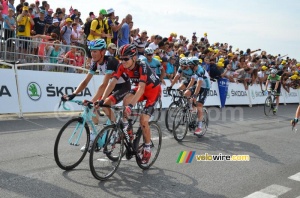 Andy Schleck (Radioshack-Leopard) & Tejay van Garderen (BMC) (320x)