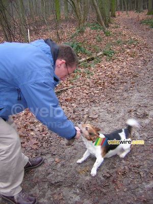 Dans la forêt : Florent & Skibby (344x)