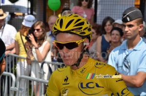 Chris Froome (Team Sky) avant le départ (457x)