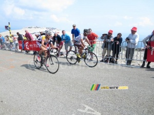 Jean-Christophe Péraud (AG2R La Mondiale) & Bart de Clercq (Lotto-Belisol) (401x)