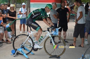 Pierre Rolland (Europcar) warming up (784x)