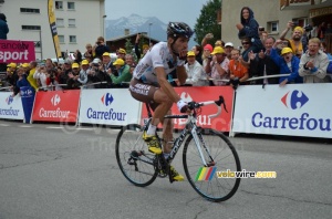 Christophe Riblon (AG2R La Mondiale) en route vers la victoire (2) (493x)