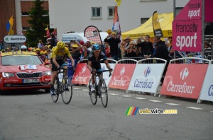 Richie Porte & Chris Froome (Team Sky) (313x)