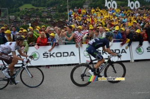 Alejandro Valverde (Movistar) & John Gadret (AG2R La Mondiale) (2) (674x)