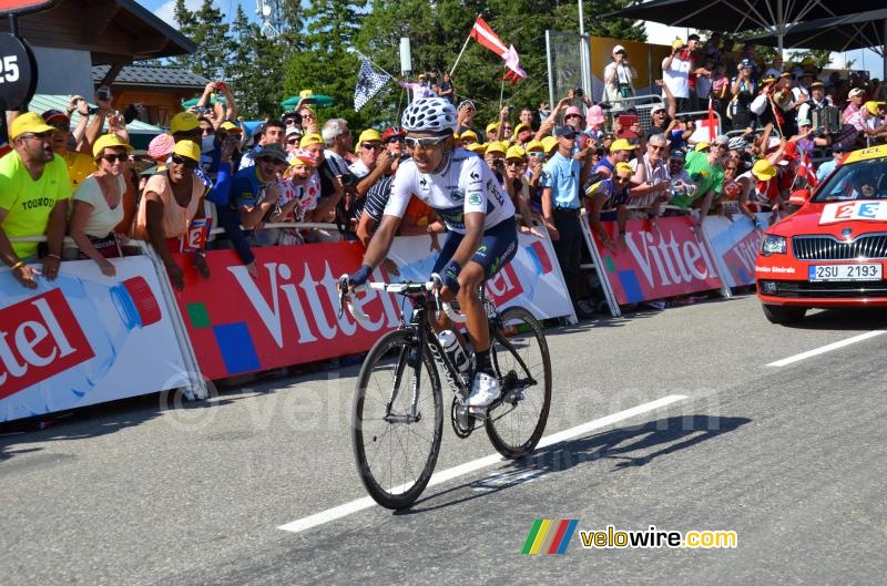Nairo Quintana (Movistar) wint eindelijke een etappe