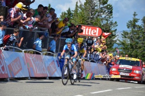 Andrew Talansky (Garmin-Sharp) & Alberto Contador (Saxo-Tinkoff) (459x)