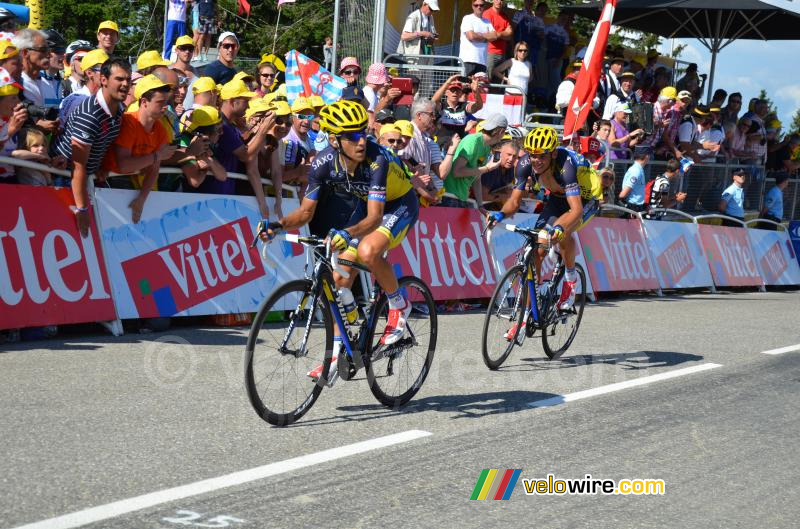 Jesus Hernandez & Roman Kreuziger (Team Saxo-Tinkoff) (2)