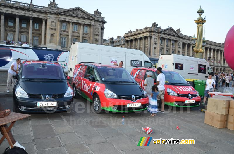 Ontstickering van de auto's