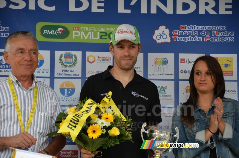 Cyril Lemoine (Sojasun), winnaar van de sprint Harmonie Mutuelle