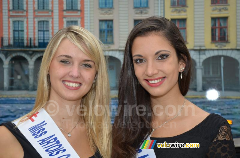 Candice & Mathilde, miss voor de Grand Prix d'Isbergues