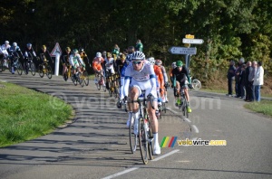 Tom Stamsnijder (Argos-Shimano) en tête du peloton (669x)