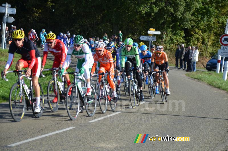 Het peloton in Moresville