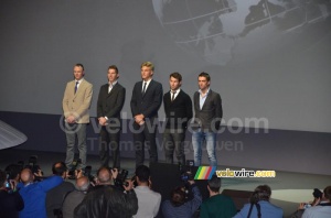 Chris Froome, Rui Costa, Marcel Kittel, Mark Cavendish & Christophe Riblon (1042x)