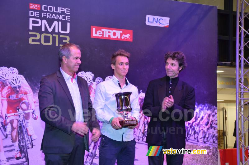 Bryan Coquard (Europcar), 2de in de Coupe de France PMU