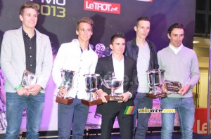 The top 5 : Arnaud Démare, Bryan Coquard, Samuel Dumoulin, Anthony Geslin & Yannick Martinez (616x)