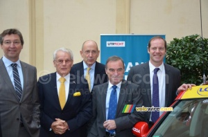 Aleid Wolfsen, Jan Janssen, Ed Kronenburg, Bernard Hinault & Christian Prudhomme (1095x)