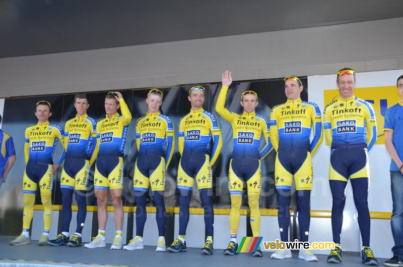De Tinkoff-Saxo ploeg