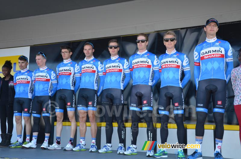 De Garmin-Sharp ploeg