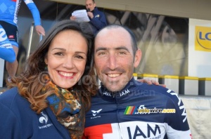 Jérôme Pineau (IAM Cycling) & Astrid (1102x)