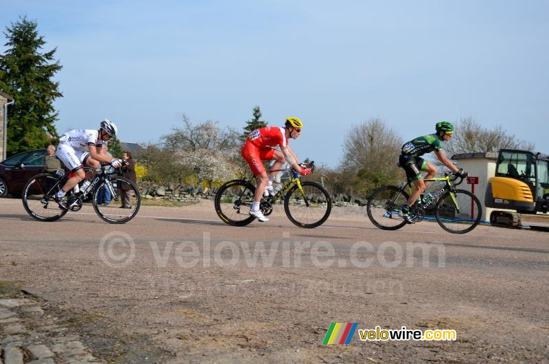 Julien Fouchard, Perrig Quémeneur & Romain Feillu in Saint-Révérien (2)
