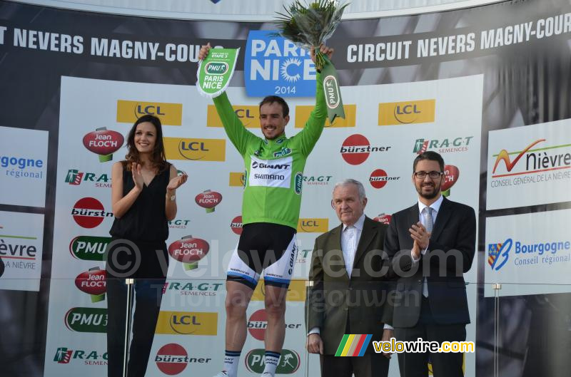 John Degenkolb (Giant-Shimano) in het groen