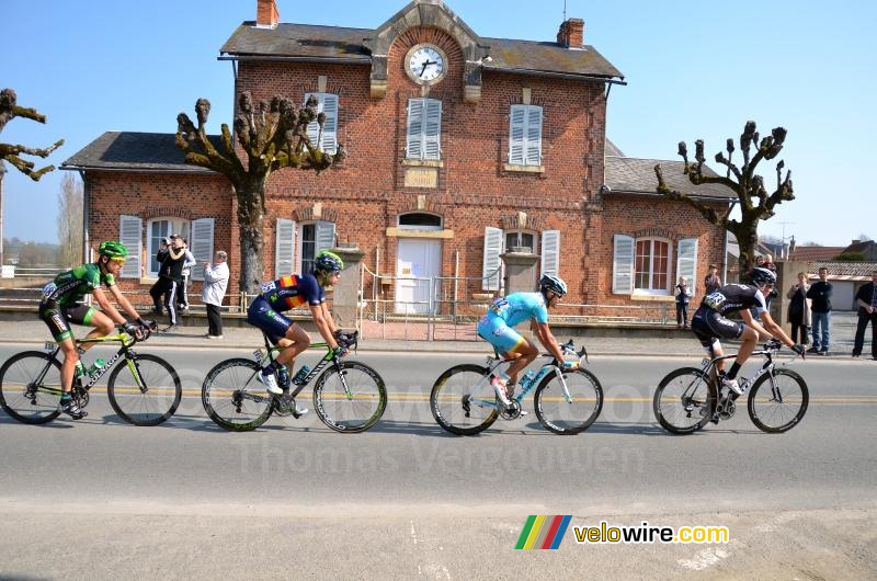 De kopgroep in Vitry-sur-Loire