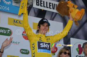 Geraint Thomas (Team Sky), maillot jaune (453x)