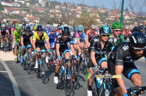 Le peloton sur la Côte de Saint-Martin-en-Haut (409x)