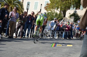 Alessandro De Marchi (Cannondale) peine à suivre Chavanel (352x)