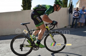 Jimmy Engoulvent (Europcar) dans la première montée vers la ligne (409x)