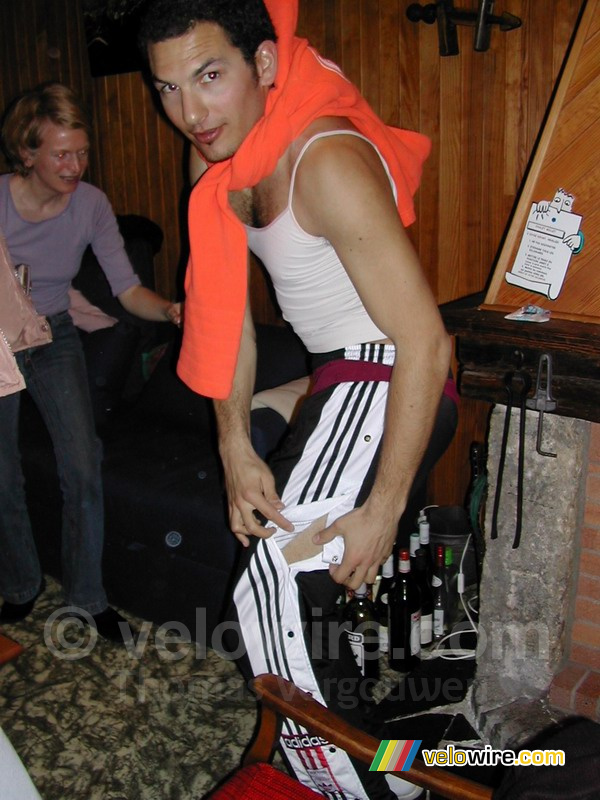 Cédric verkleed als ...