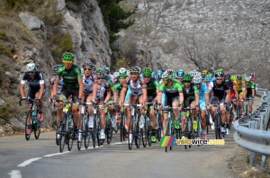 Le peloton sur le Col de l'Ecre (521x)