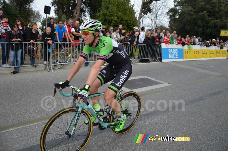 Lars-Petter Nordhaug (Belkin) bij de 2de doorkomst