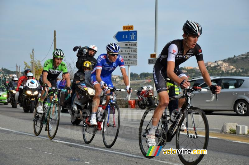 Andy Schleck, Arnold Jeannesson & Jonathan Hivert