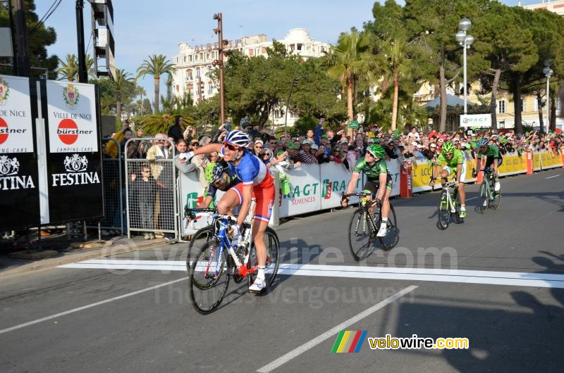 Arthur Vichot (FDJ.fr) wint de etappe