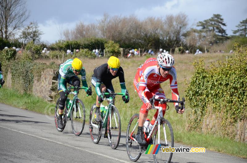 De kop van het peloton in de 2de ronde