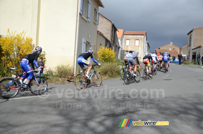 De kopgroep in de 6de ronde