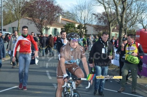 Alexis Gougeard (AG2R La Mondiale), happy with his victory (409x)