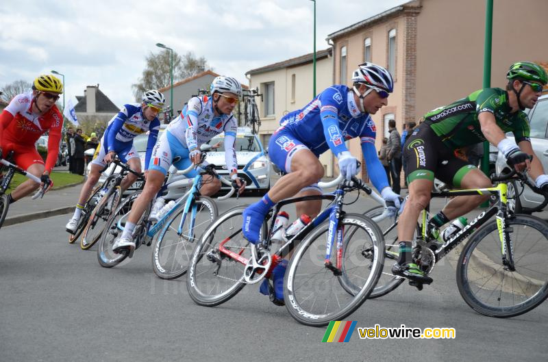 Pierrick Fédrigo (FDJ.fr) in de kopgroep