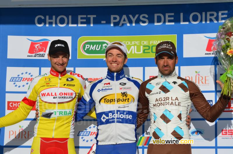 Het podium van Cholet Pays de Loire 2014