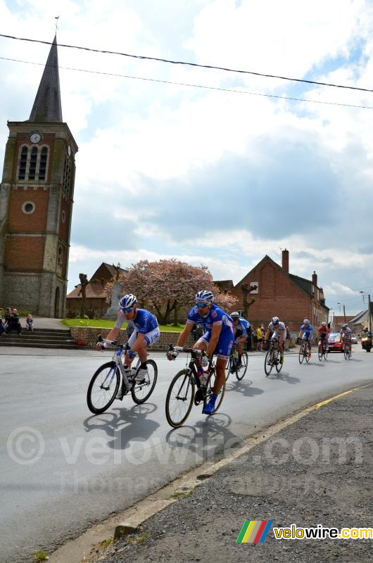 De kopgroep in Verchain-Maugré