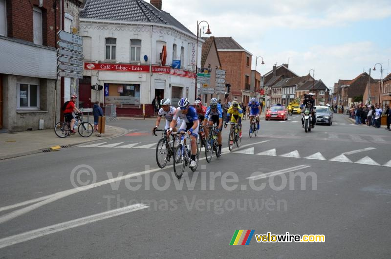 De kopgroep in Wallers