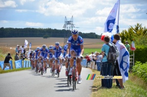 The FDJ.fr team still leading the peloton (355x)